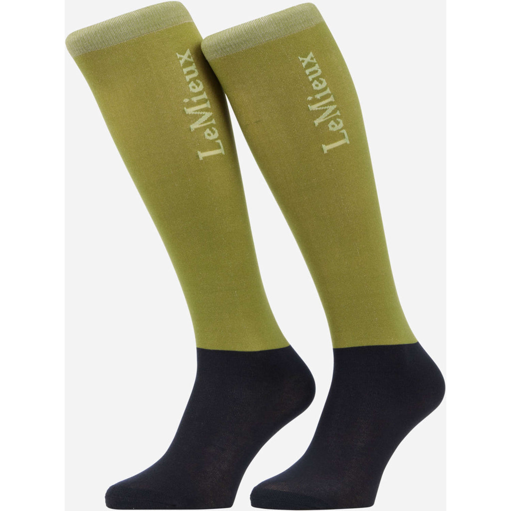LeMieux Chaussettes d'Équitation Competition 2-pack Gooseberry