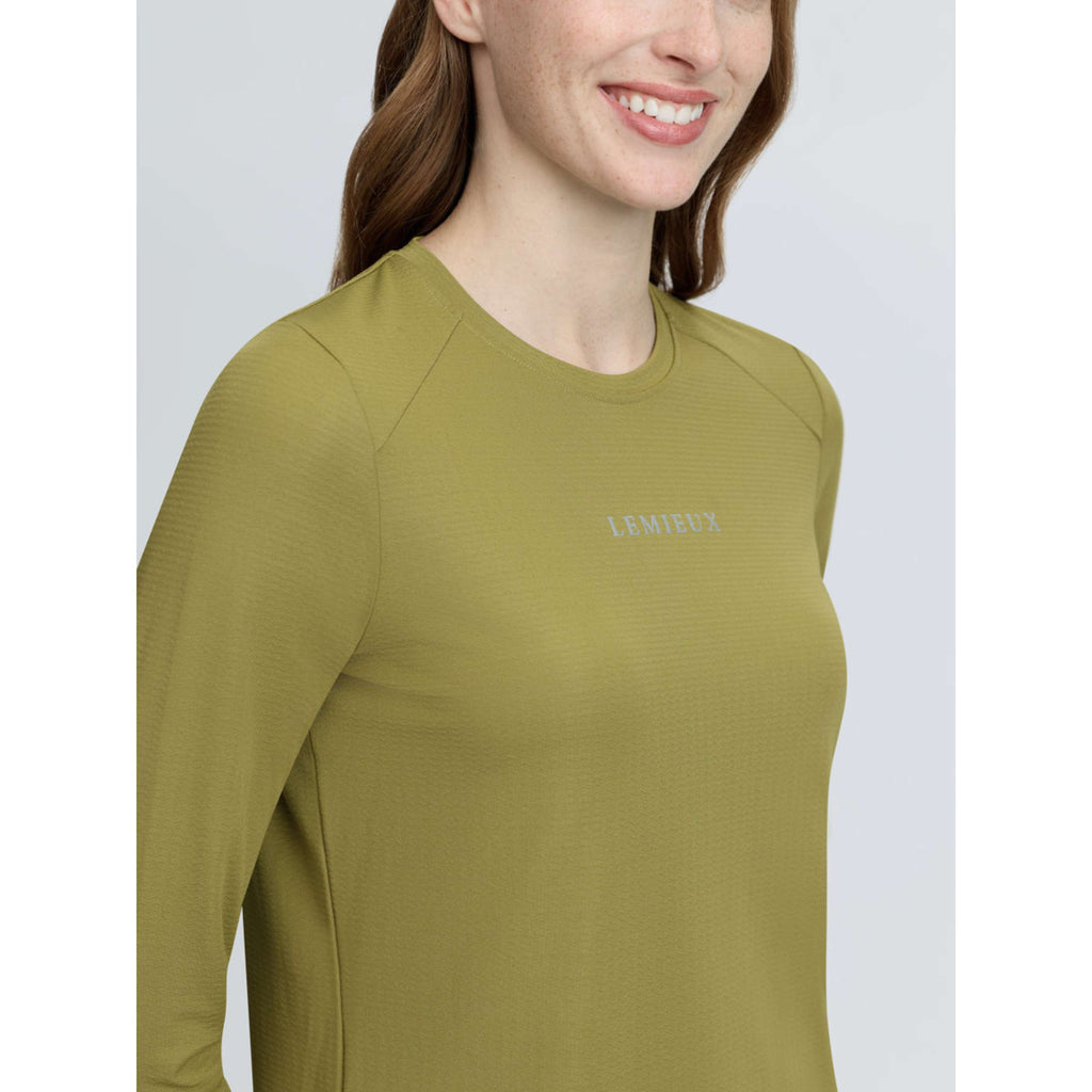 LeMieux Baselayer Sports Tee Longues Manches Gooseberry