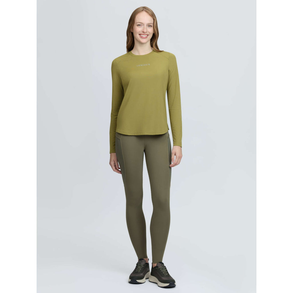LeMieux Baselayer Sports Tee Longues Manches Gooseberry