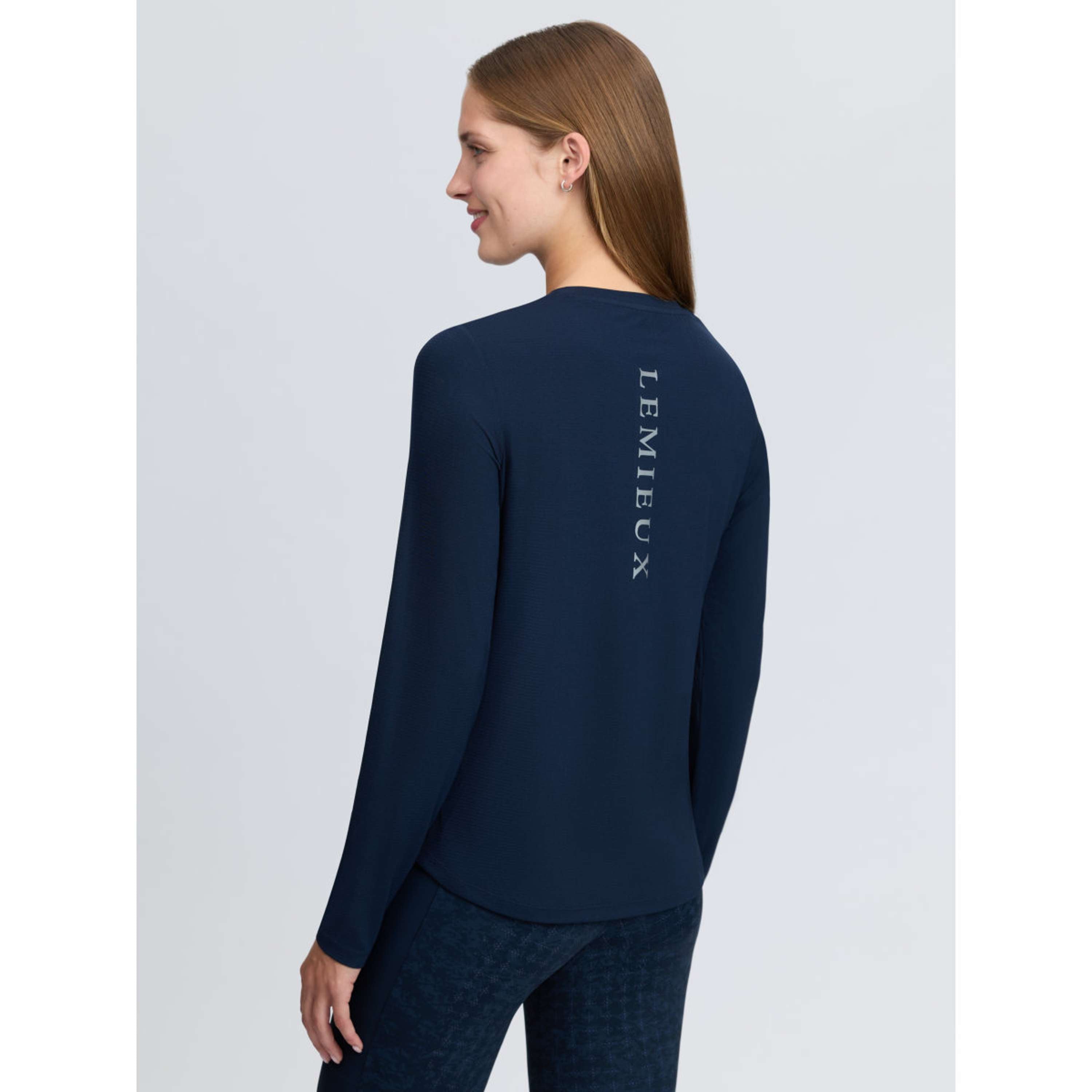 LeMieux Baselayer Sports Tee Longues Manches Marine