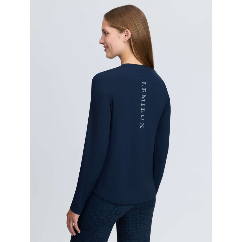 LeMieux Baselayer Sports Tee Longues Manches Marine