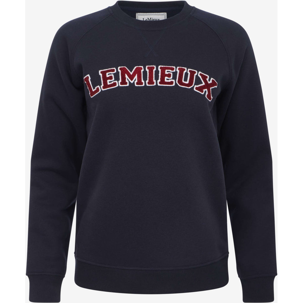 LeMieux Pull Vida Varsity Crew Neck Marine