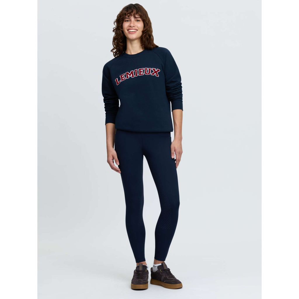LeMieux Pull Vida Varsity Crew Neck Marine