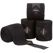 LeMieux Bandages Luxury Polo ensemble de 4 Noir/Noir