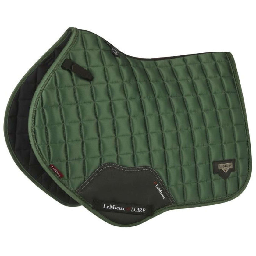 LeMieux Tapis de Selle Loire Classic Satin Square CC Hunter Green LeMieux Tapis de Selle Loire Classic Satin Square CC Hunter Green