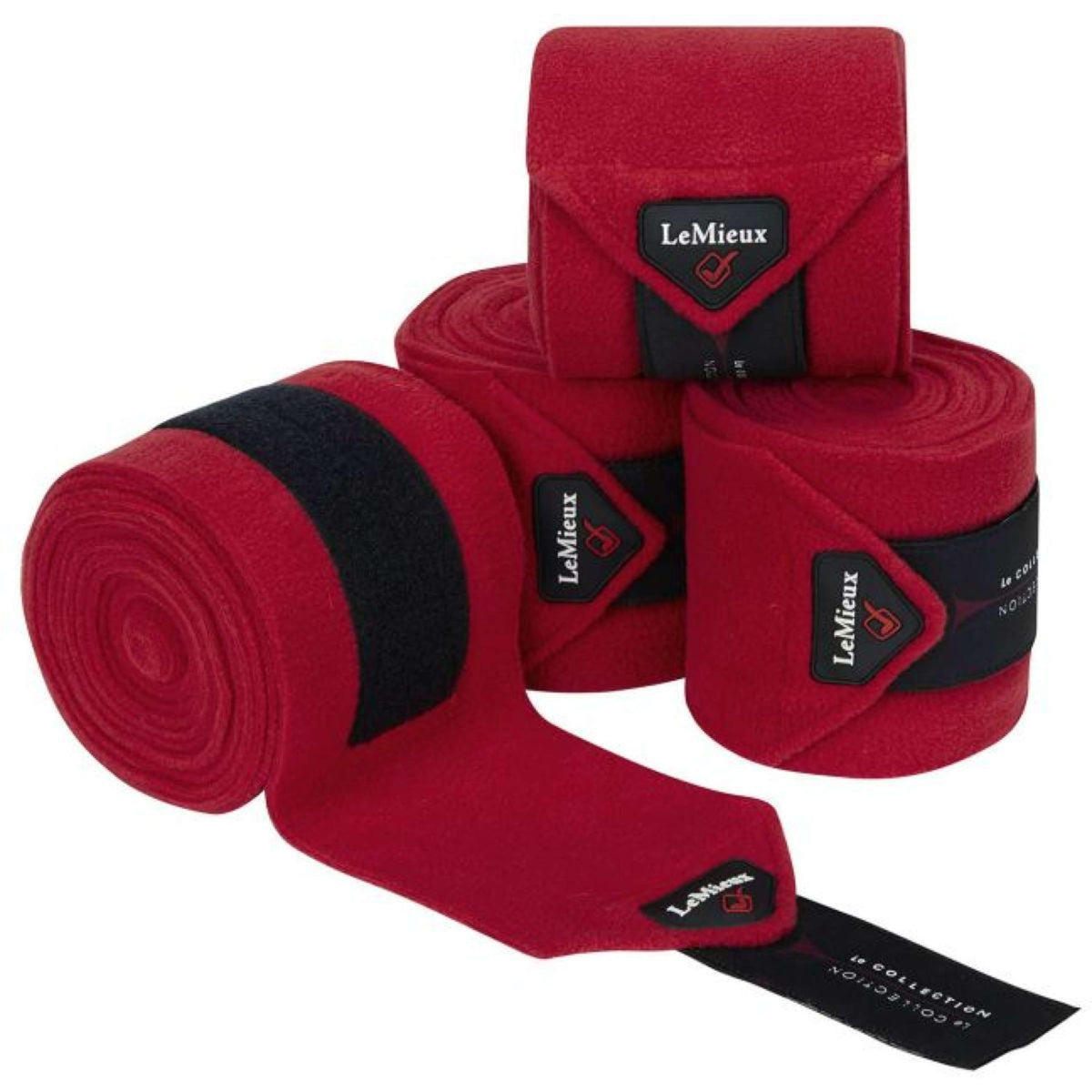 LeMieux Bandages Luxury Polo ensemble de 4 Chilli Red