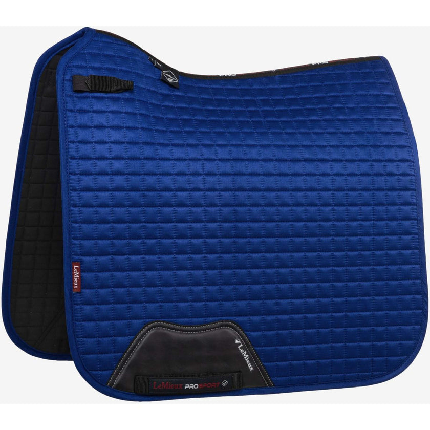 LeMieux Tapis de Selle Luxury Square Dressage Benetton Blue