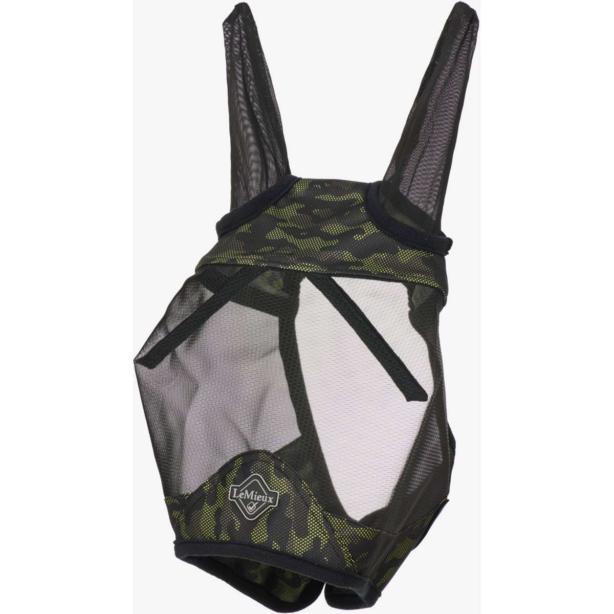 LeMieux Masque Anti-Mouches Half Visor-Tek Camo Vert