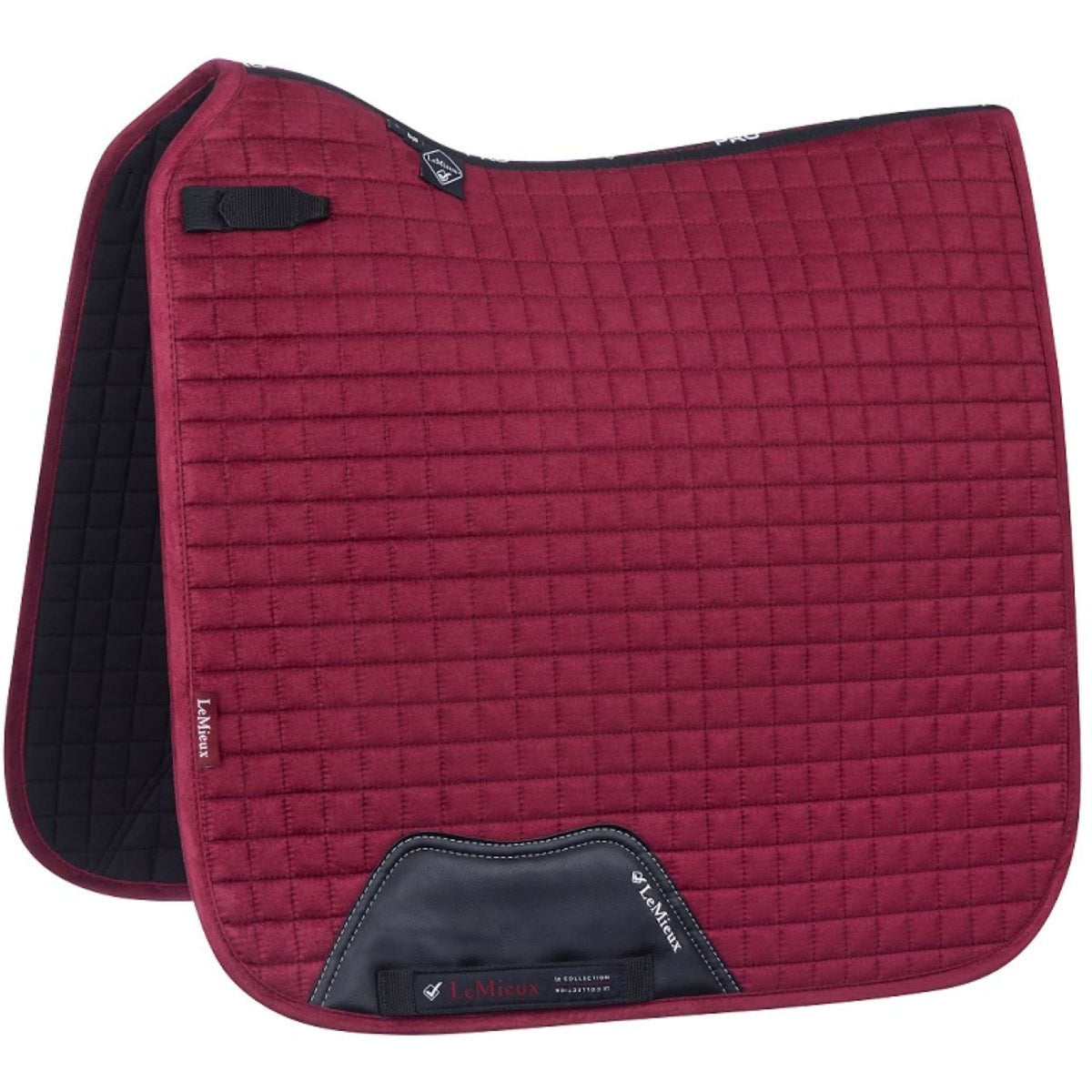 LeMieux Tapis de Selle Luxury Square Dressage Mulberry