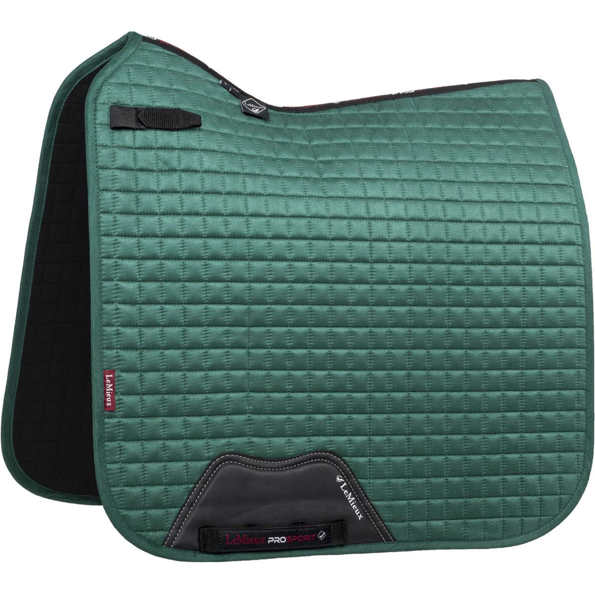 LeMieux Tapis de Selle Luxury Square Dressage Peacock Vert