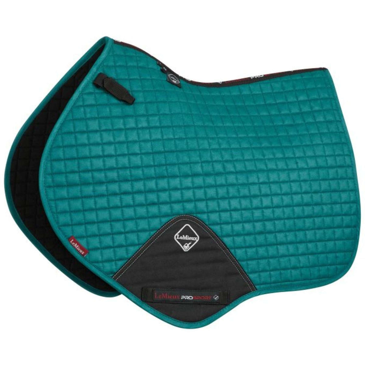 LeMieux Tapis de Selle Luxury Square CC Peacock Vert