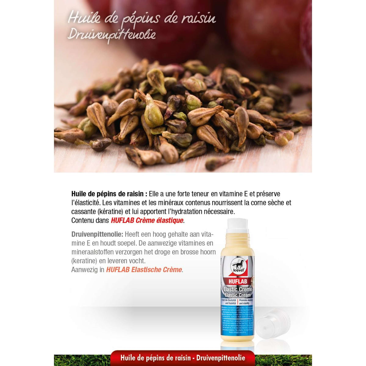 Leovet HoofLab Crème pour sabots Élastiques