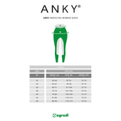 ANKY Pantalon d'Équitation Conscious Silicon Full Grip Marin foncé