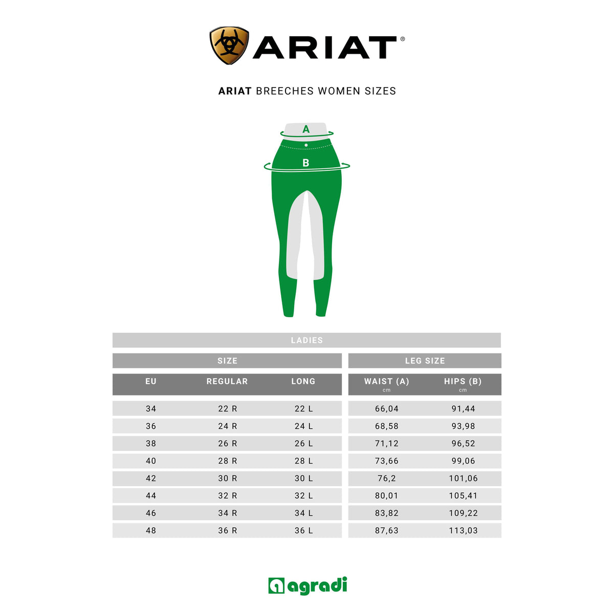 Ariat Pantalon Olympia Full Seat Marin