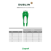 Dublin Legging d'Équitation Kidss Performance Flex Knee Patch Charbon