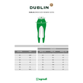 Dublin Legging d'Équitation Performance Flex Knee Patch Noir