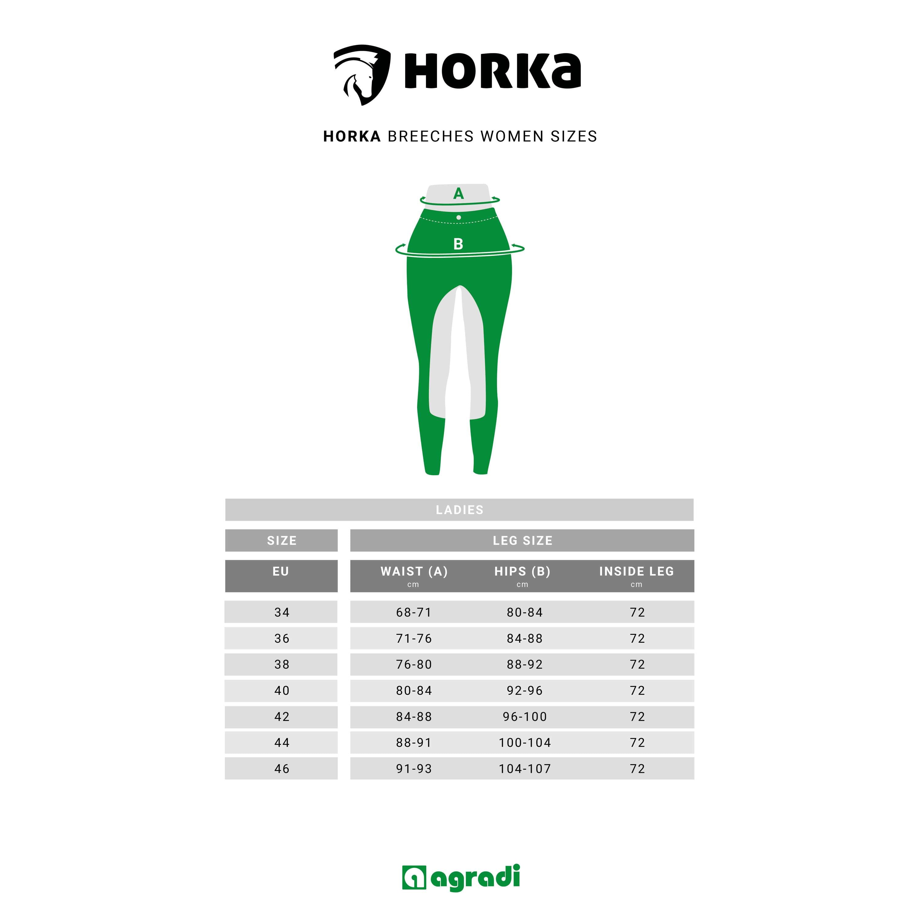 HORKA Pantalon d'Équitation Annalise Noir