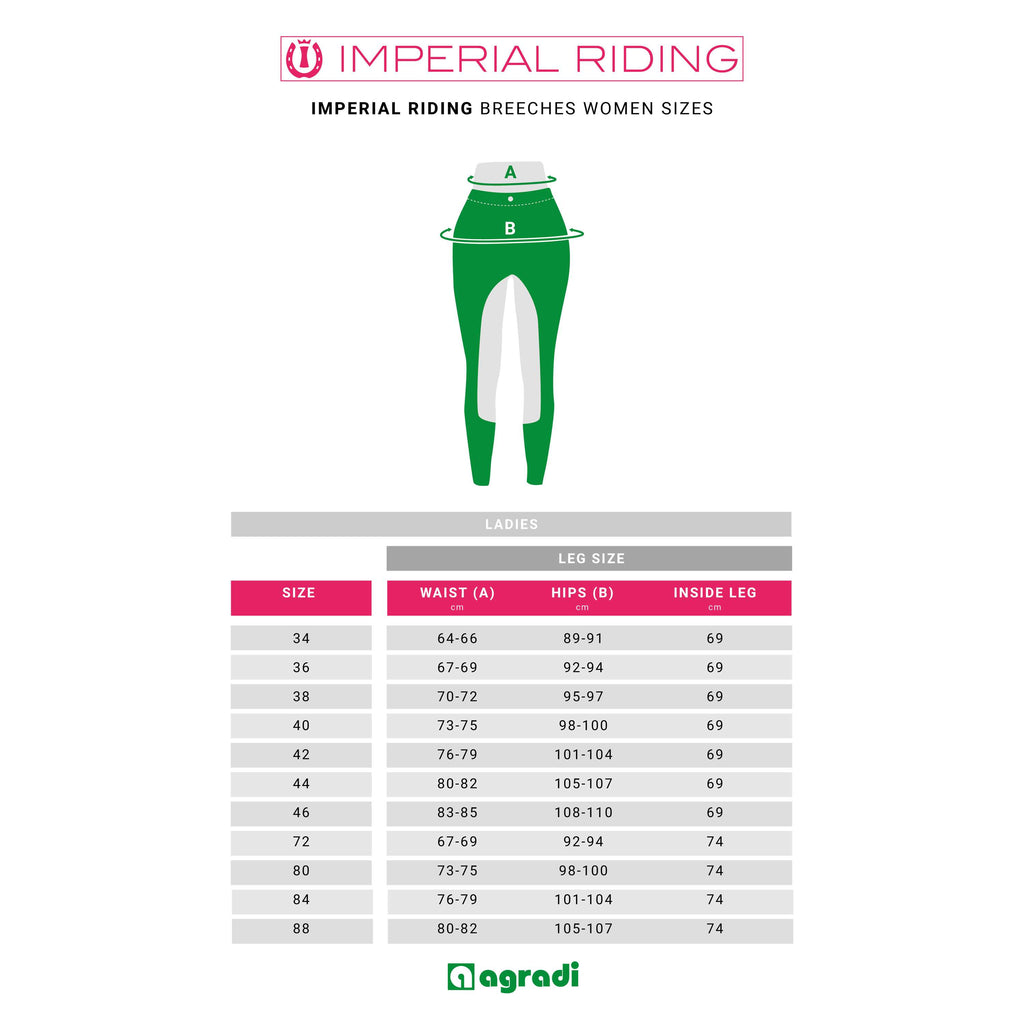 Riding World Pantalon d'Équitation Memphis Femme Noir