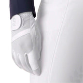 PS of Sweden Gants d'Équitation PU Leather Blanc