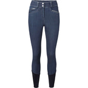 Mountain Horse Pantalon d'Équitation Dream Denim Full Grip Denim bleu