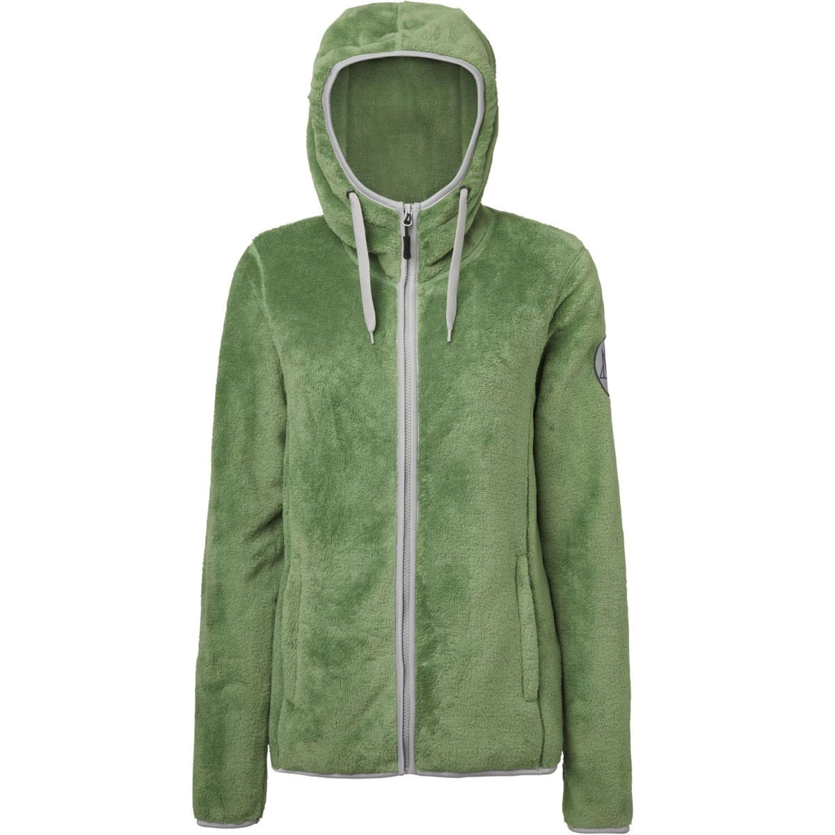 Mountain Horse Veste Fuzzy avec Capuchon Vert