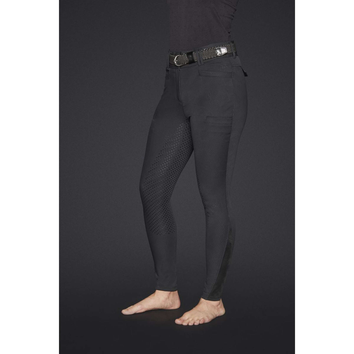 Mountain Horse Pantalon d'Équitation Kate Full Grip Noir