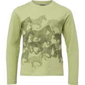 Mountain Horse Chemise Running Horse Tee Junior Vert