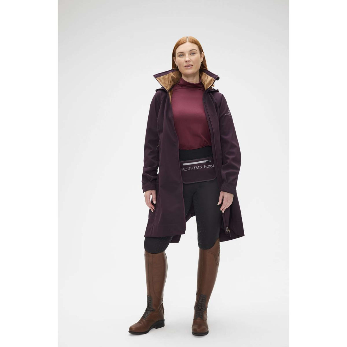 Mountain Horse Parka Stella Softshell Dark Bordeaux