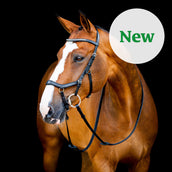 Rambo Micklem Diamond Competition Bridle Nouveau Noir