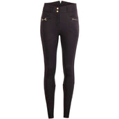 Montar Pantalon d'Équitation Molly Gold Highwaist Full Grip Noir