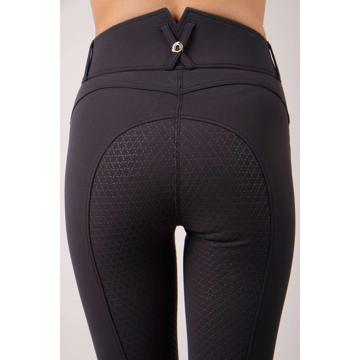 Montar Pantalon d'Équitation Molly Gold Highwaist Full Grip Marin