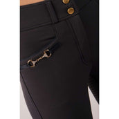 Montar Pantalon d'Équitation Molly Gold Highwaist Full Grip Marin