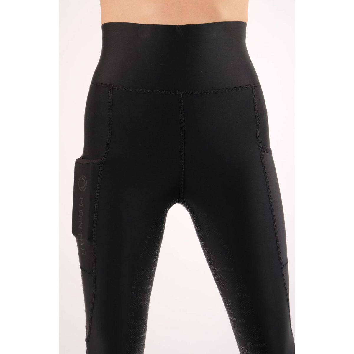 Montar Legging d'Équitation Alana Extra Highwaist FullGrip Noir