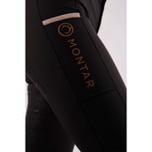 Montar Pantalon d'Équitation Millie Rosegold FullGrip Noir