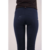 Montar Pantalon d'Équitation Millie Rosegold Full Grip Marin