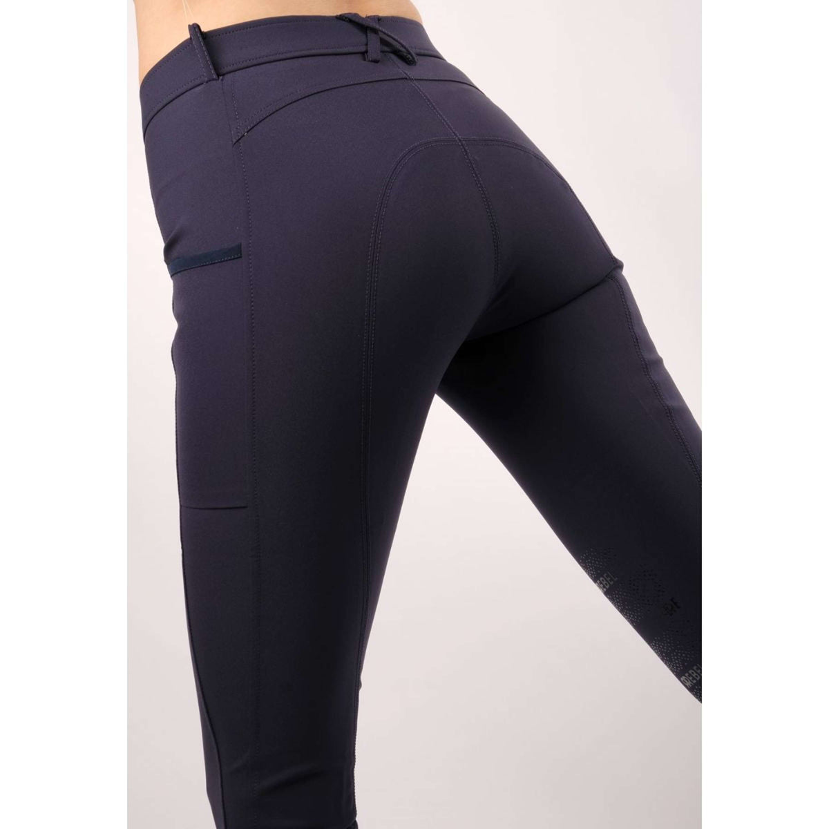 Montar Pantalon d'Équitation Echo Rebel Prise de Genou Marin