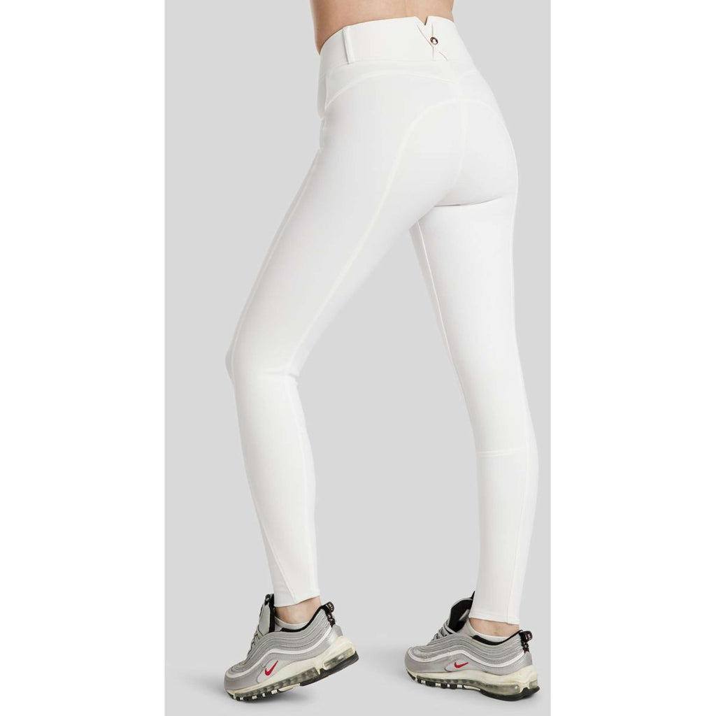 Montar Pantalon d'Équitation Molly Rosegold Highwaist Full Grip Blanc