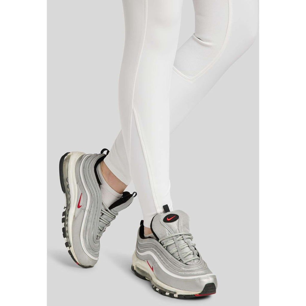 Montar Pantalon d'Équitation Molly Rosegold Highwaist Full Grip Blanc