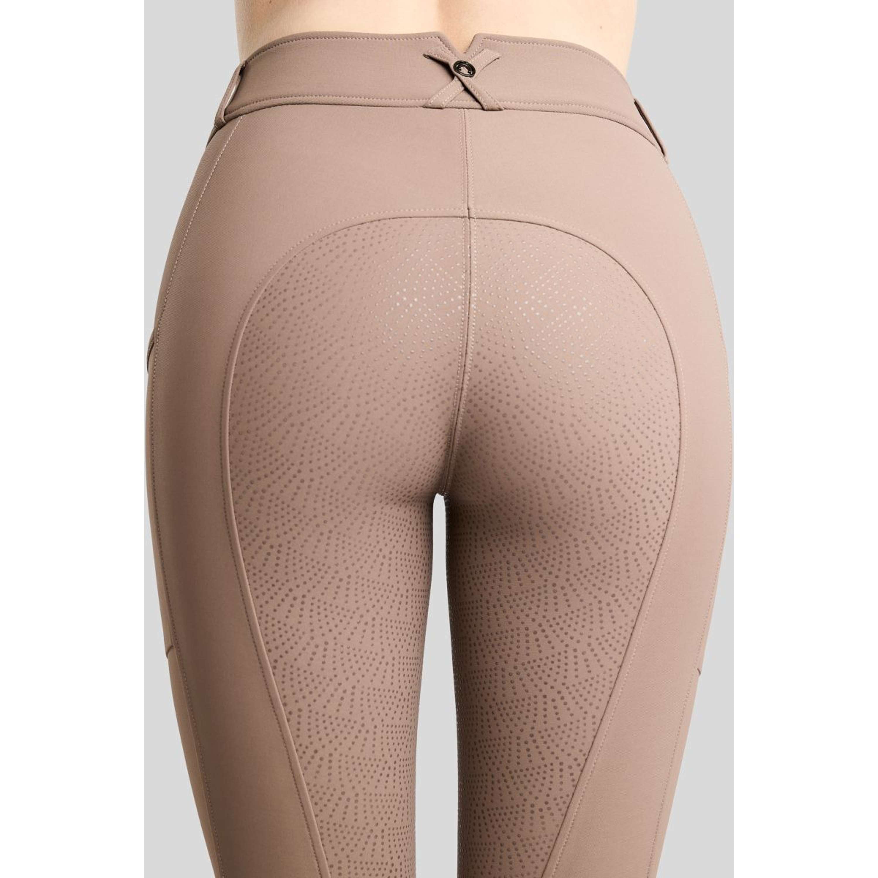 Montar Pantalon d'Équitation MoMegan Full Grip Nougat Brown