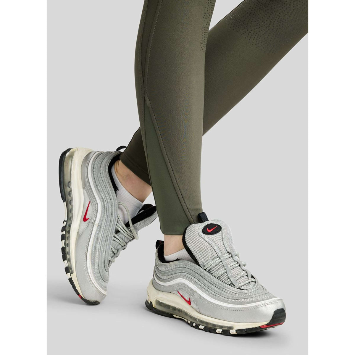 Montar Pantalon d'Équitation MoMegan Full Grip Forest Green