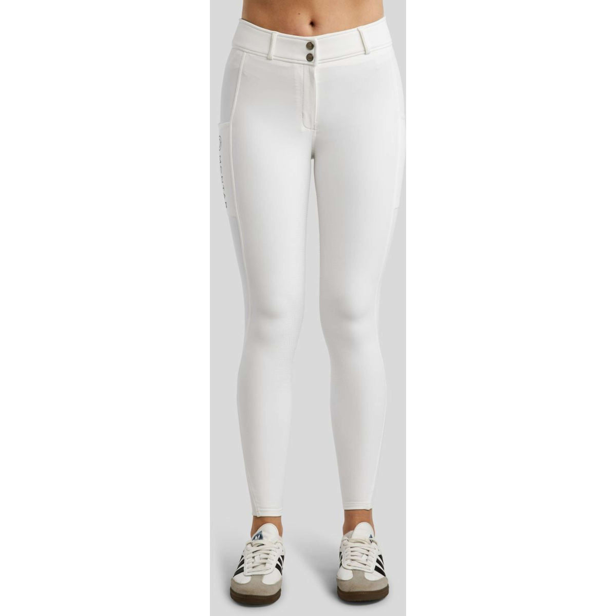 Montar Pantalon d'Équitation Megan Full Grip Blanc