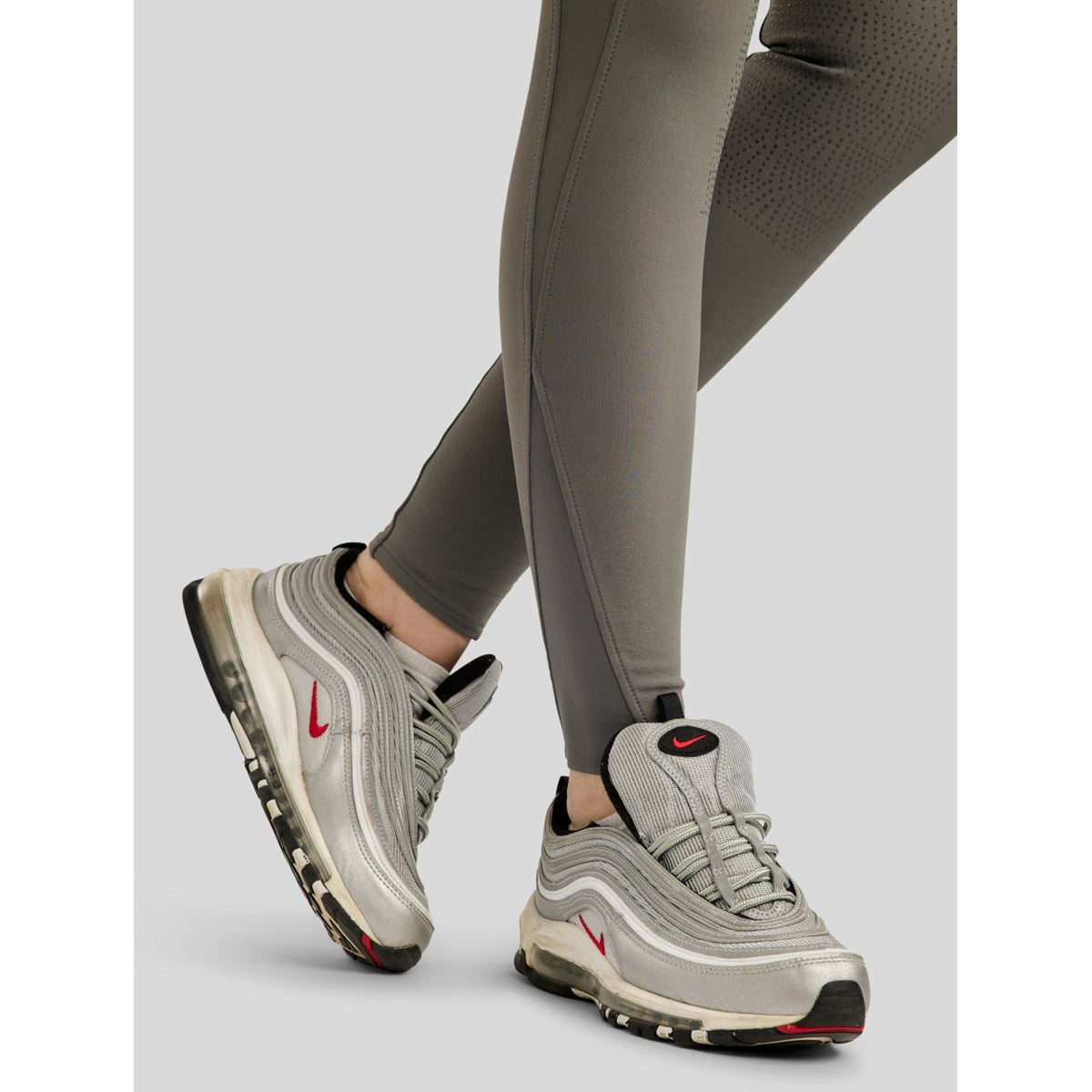 Montar Pantalon d'Équitation Megan Full Grip Gris