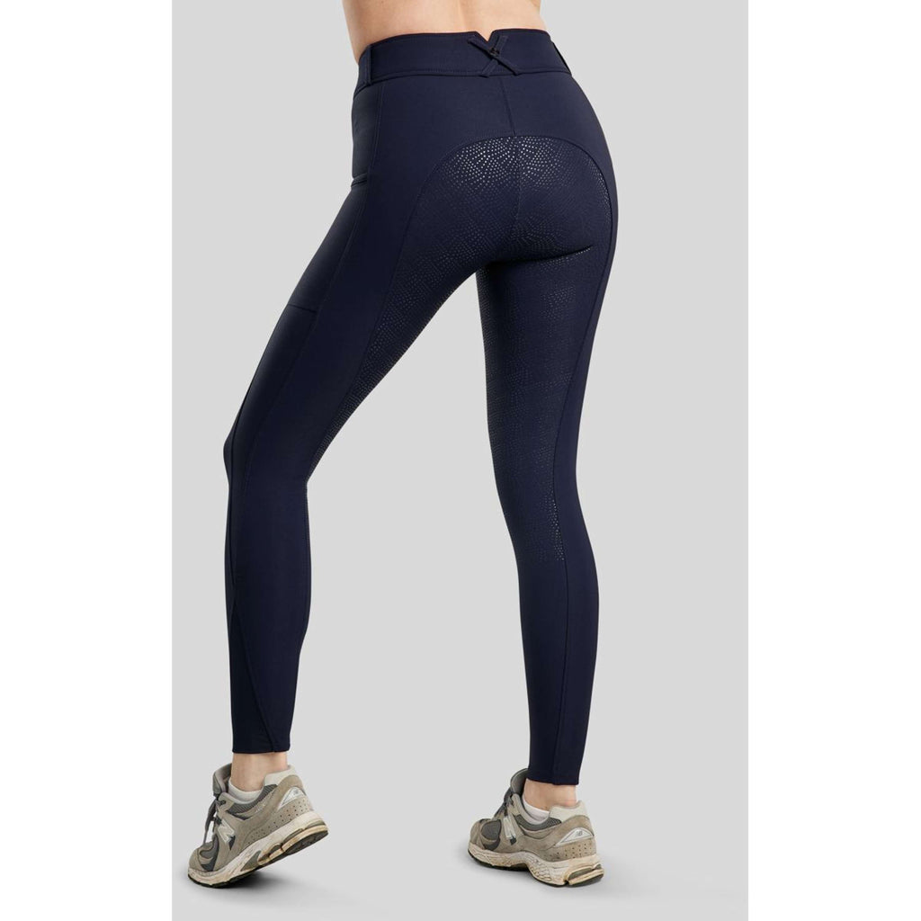 Montar Pantalon d'Équitation Megan Full Grip Marin