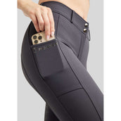 Montar Pantalon d'Équitation Megan Full Grip Slate Grey