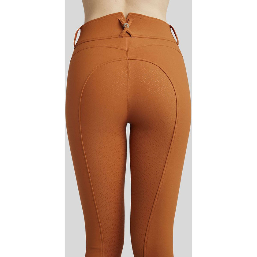 Montar Pantalon d'Équitation Ess Megan Highwaist Full Grip Bronze