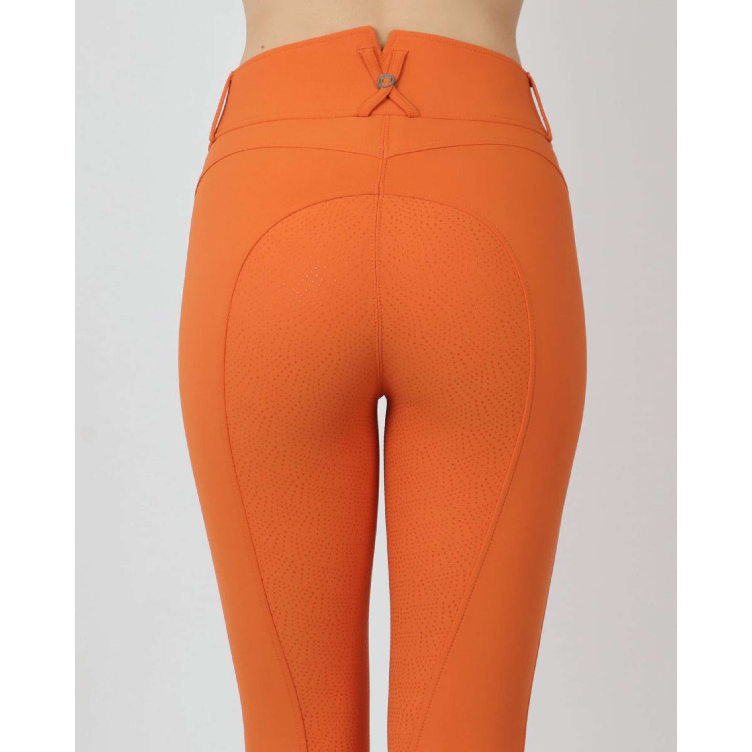 Montar Pantalon d'Équitation Ess Megan High Waist Full Grip Burnt Orange