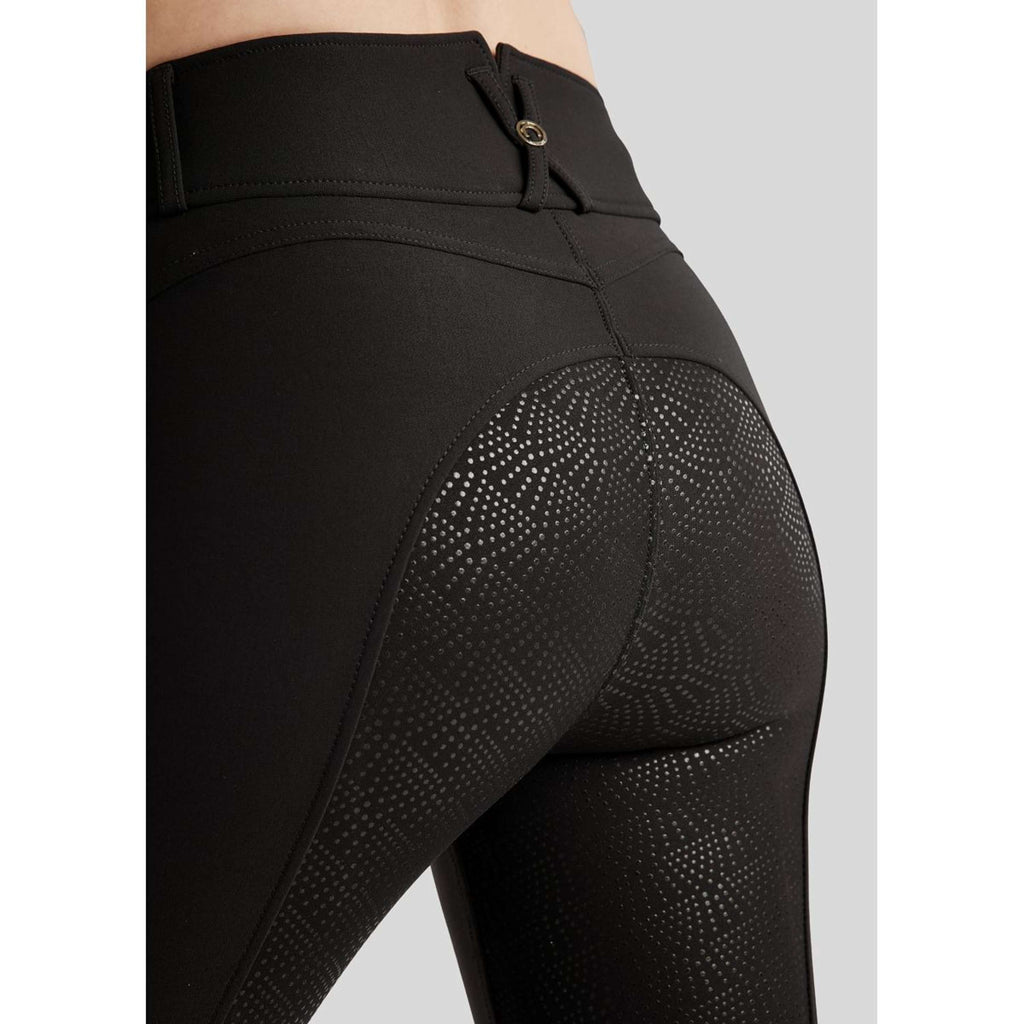 Montar Pantalon d'Équitation Megan Yati Highwaist Full Grip Noir