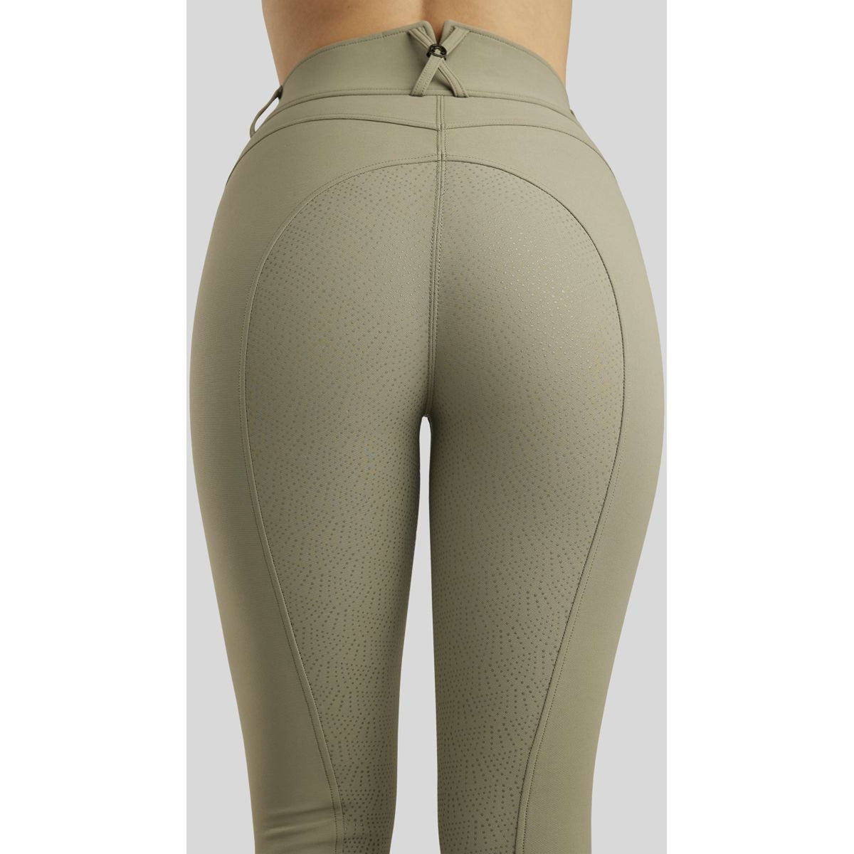 Montar Pantalon d'Équitation Ess Megan Highwaist Full Grip Dusty Green