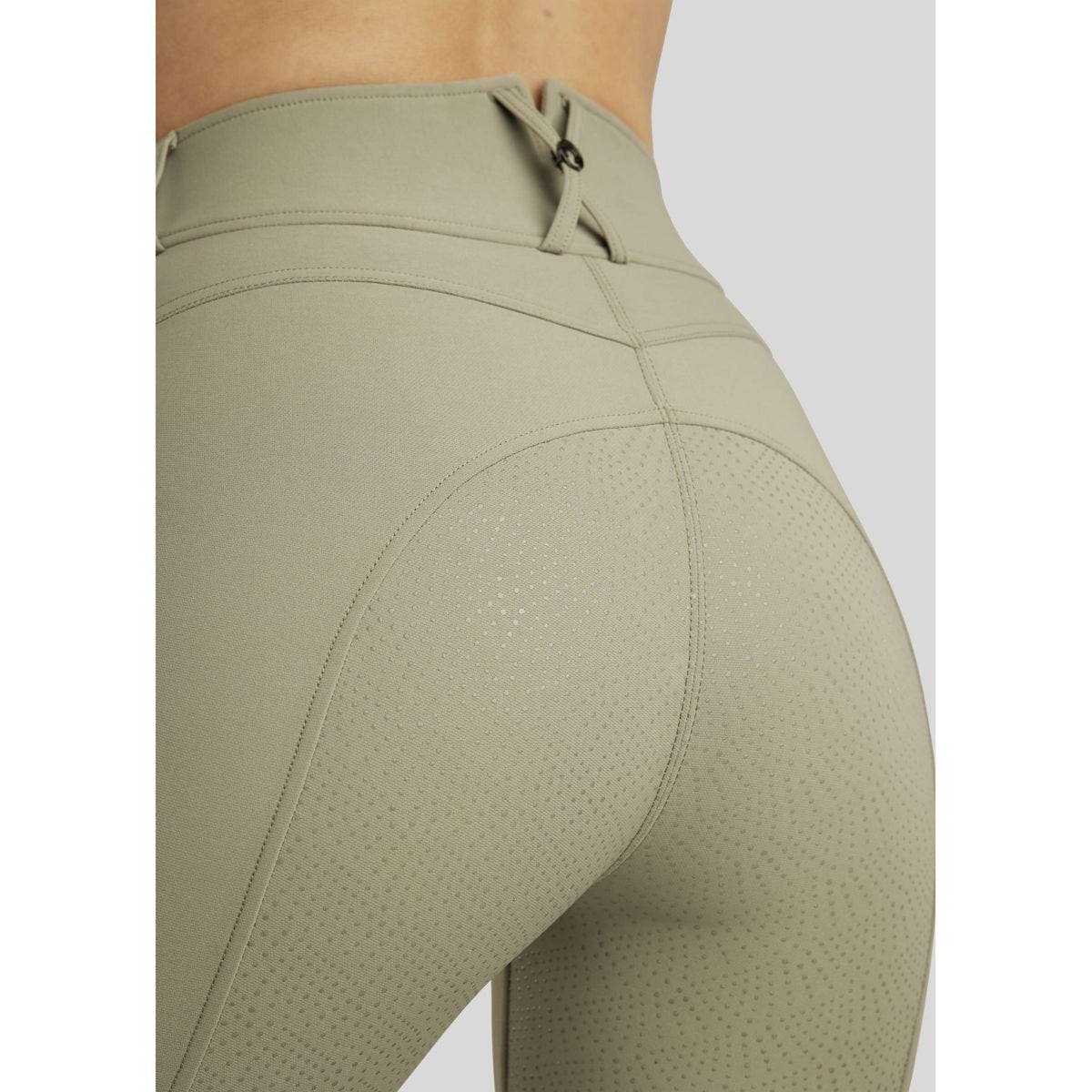 Montar Pantalon d'Équitation Ess Megan Highwaist Full Grip Dusty Green