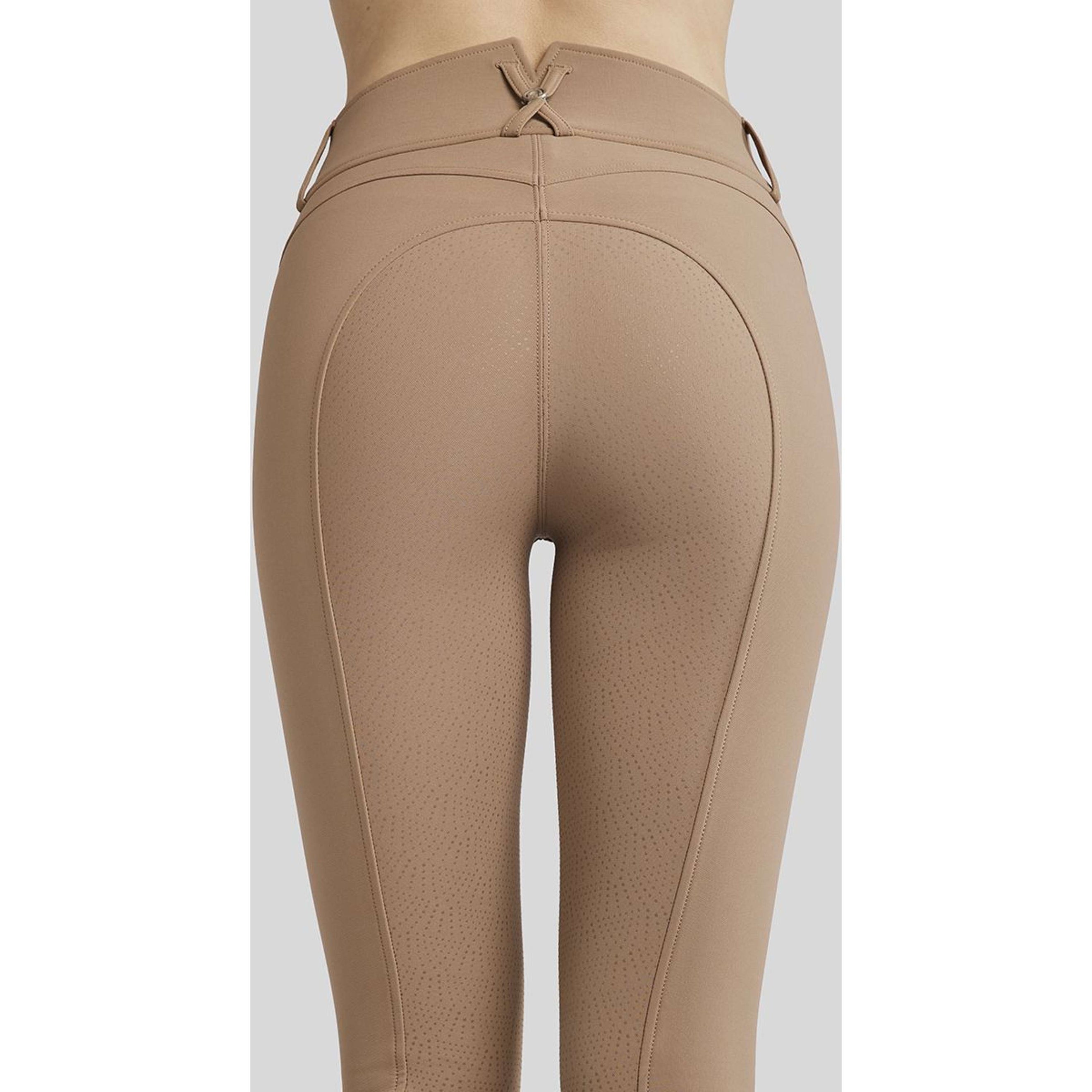 Montar Pantalon d'Équitation Ess Megan Highwaist Full Grip Latte